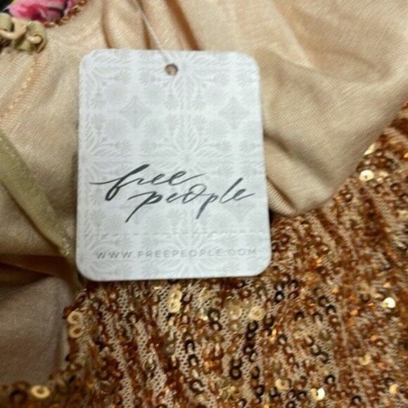 Free People Ta Da Top Gold L - Picture 5 of 10